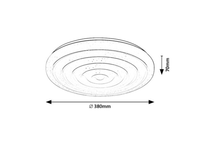 Svietidlo KATINA - 24W, 2050lm, IP20 - 71017