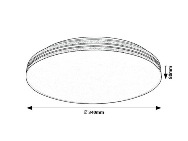 Svietidlo OSCAR2 kruh - LED/18W, IP20 - 71173