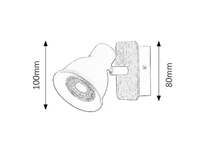 Svietidlo MAC - GU10/15W, IP20 - 5902