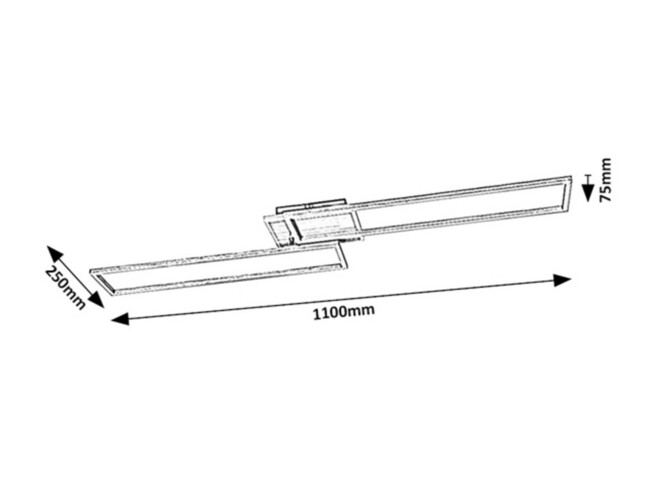 Svietidlo BENEDICK - LED 40W, IP20 - 71015