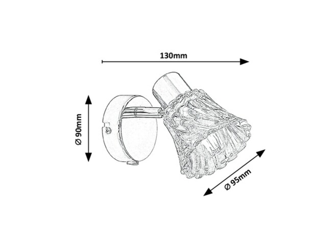 Svietidlo HESTIA - E14/40W, IP20 - 5299