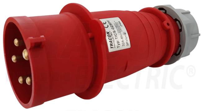 Vidlica IP44 IVN3253, so zmen. fáz