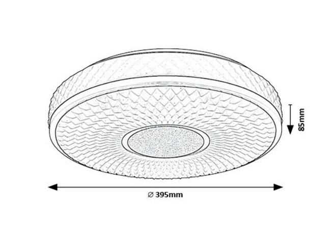 Svietidlo SEDONA2 - 24W, 1680lm, IP20 -  71137