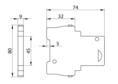 Pomocný kontakt k ističom TDZ0