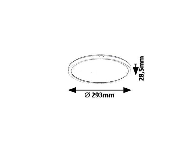 Svietidlo PAVEL - LED/18W, IP20 - 3427