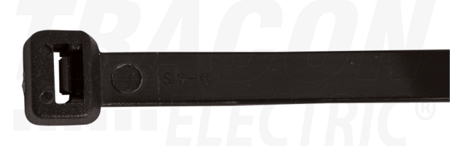 Viazacia páska 360x4,8 čierna TRACON (100ks)