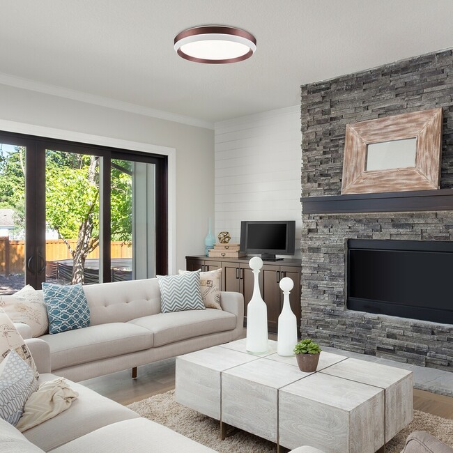 Stropné svietidlo FONTANA - LED/24W, 3000K, IP20 - 71159