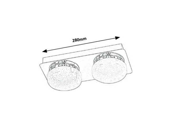 Svietidlo HILARY - LED/10W (800lm, 4000K), IP20 - 5662