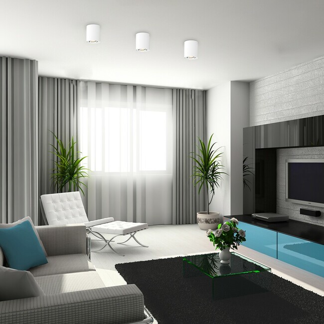 Svietidlo KOBALD - GU10/42W, IP20 - 2048