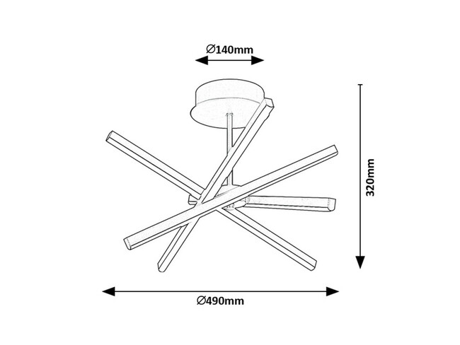 Svietidlo MATILDE - LED 30W, 1200lm, IP20 - 71270