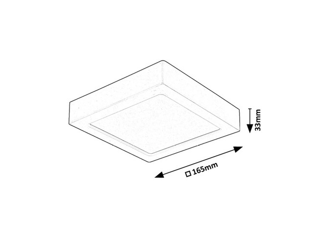 Svietidlo SHAUN2 - 15W, 1560 lm, IP20 - 71202