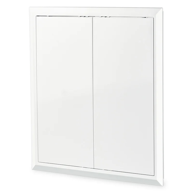 Revízne dvierka biele, 400x400 plastové