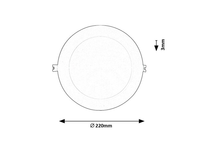 Svietidlo SHAUN2 - 18W, 1360lm, IP20 - 71235