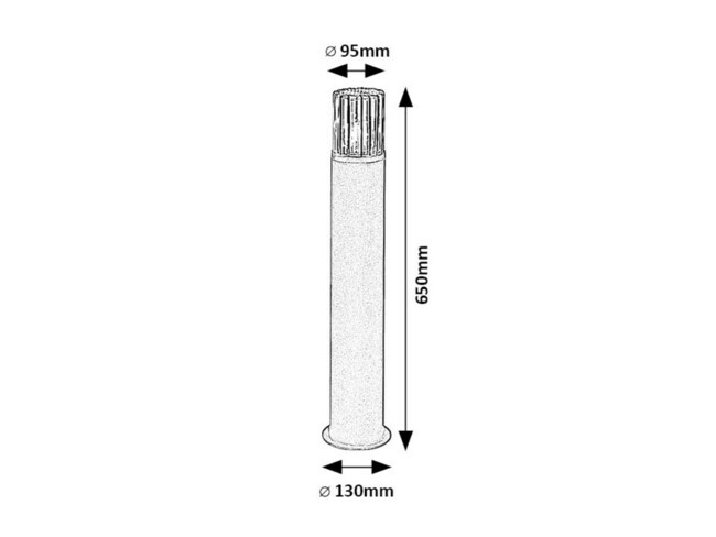 Svietidlo HAREN - E27 1x MAX 60W, IP54 - 77084
