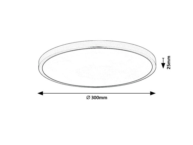 Svietidlo PAULOS - LED 24W, 2230lm, IP20, biele - 71073