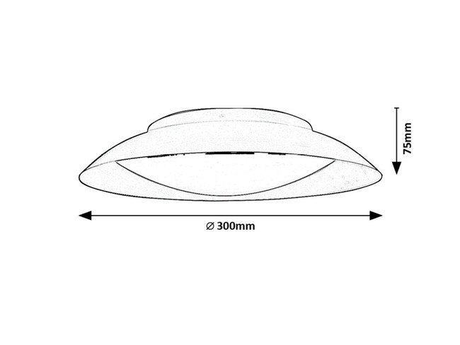 Svietidlo HAFSA - 20W, 1080lm, IP20 - 71188
