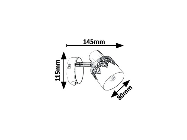 Svietidlo LACEY - E14/40W, IP20 - 5341
