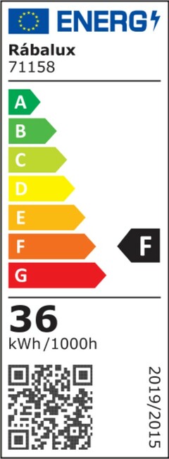 Stropné svietidlo EZIO - LED/36W, 3000K, IP20 - 71158