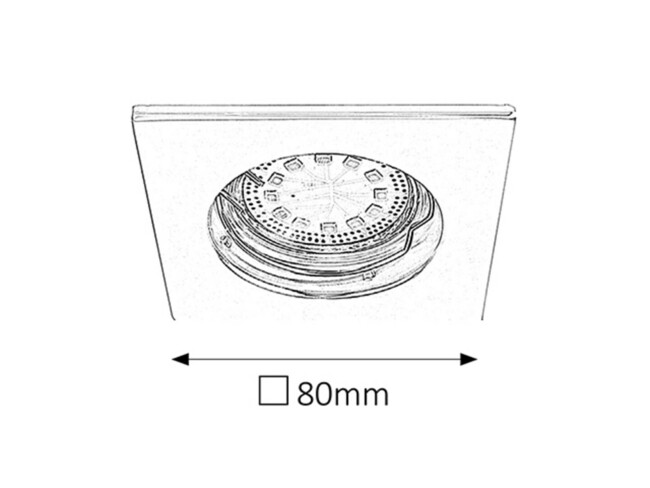 Svietidlo LITE - GU10/ 1x max 50W, IP44/ IP40 - 1053