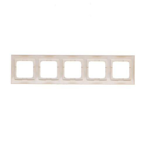 Simon54 Premium - Rámček 5- násobný, zlatý matný