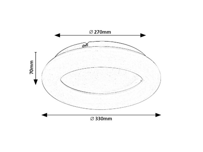 Svietidlo CELIE - 24W, 2550lm, IP20 - 71168