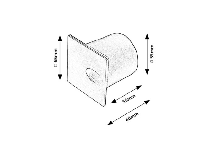Svietidlo BOVEN - 3W, 10lm, IP54 - 71169