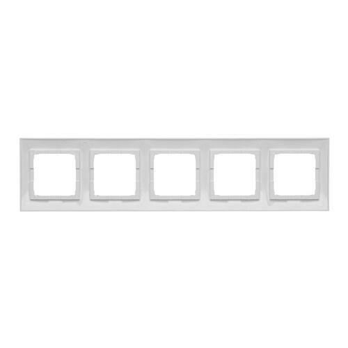 Simon54 Premium - Rámček 5- násobný, biely