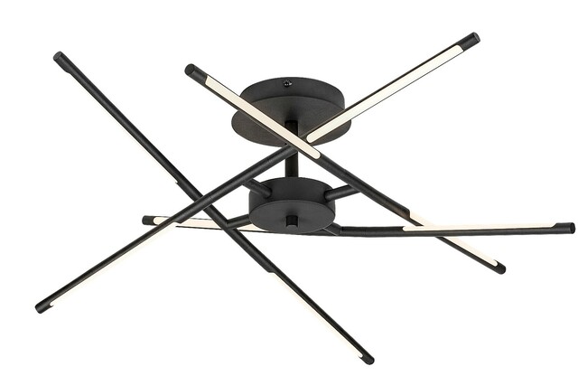 Svietidlo HENLI - 30W, 1300lm, čierne, IP20 - 71056