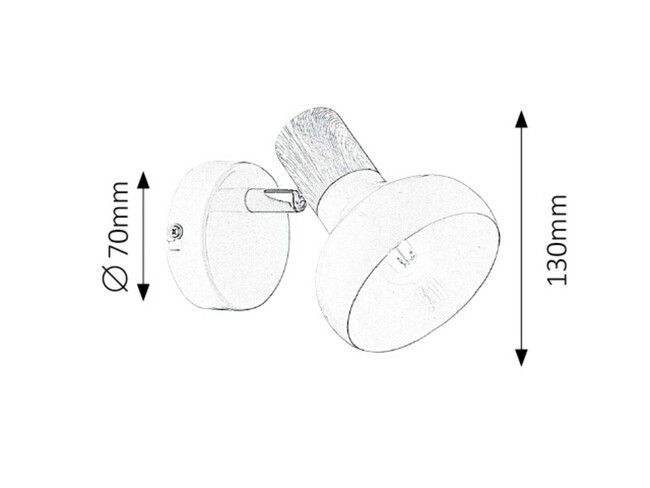 Svietidlo HOLLY - E14/40W, IP20 - 5943