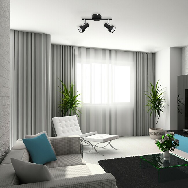 Svietidlo KONRAD - GU10/2x max. 50W, IP20 - 5323