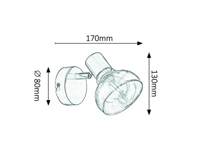 Svietidlo HOLLY - E14/40W, IP20 - 5546