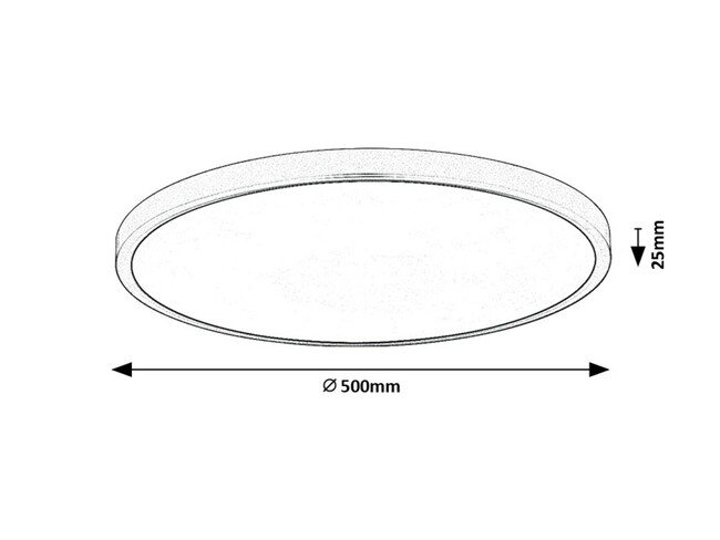 Svietidlo PAULOS - 48W, 4150lm, IP20, biela - 71075