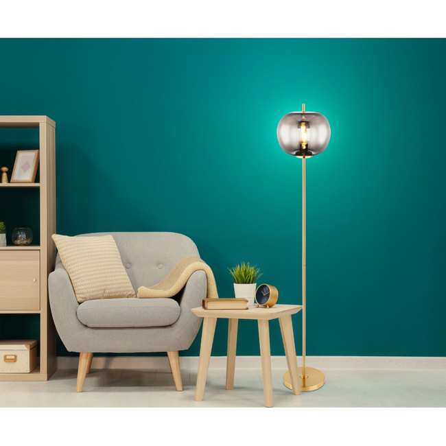 Stojanová lampa BLACKY I - 60W,E27,IP20 - 15345SMM