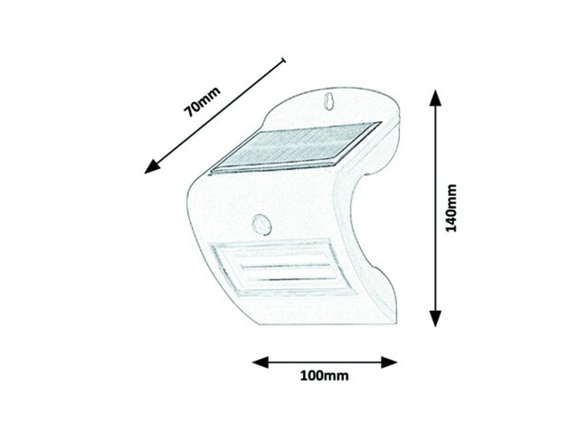 Svietidlo OPAVA - LED/2W, DC3,7V, IP44 - 7970