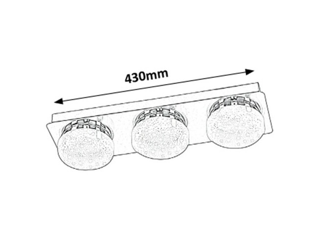 Svietidlo HILARY - LED/15W (1200lm, 4000K), IP20 - 5663