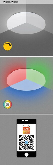 Svietidlo CERRIGEN - 40W, 3380lm, IP20 - 71036