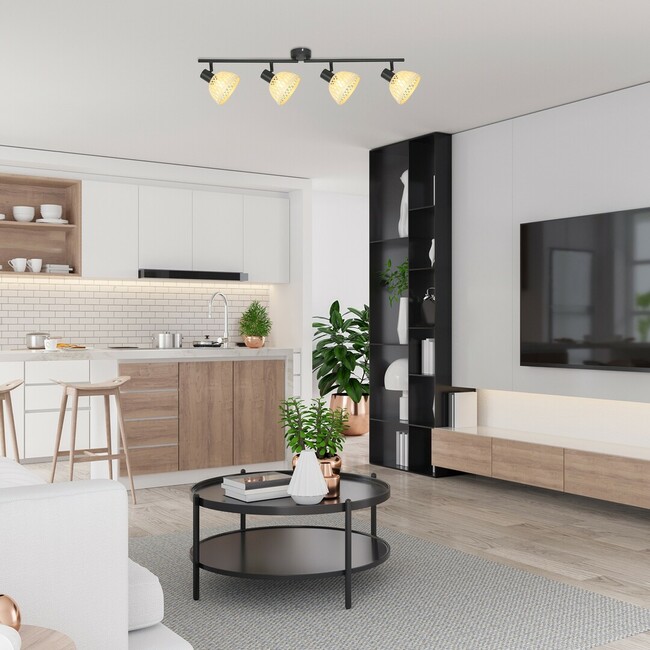 Svietidlo RATTAN - E14/4x max. 15W, IP20 - 3136