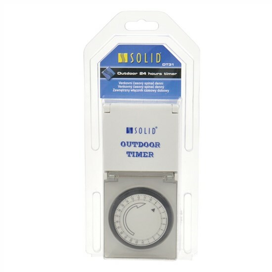 Časovač mech. 1x24h, IP44, AC220-240V