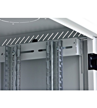 Nástenný dátový rozv.,18U,š.600x900,odním.bočnice