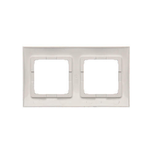 Simon54 Premium - Rámček 2- násobný, stieborný matný