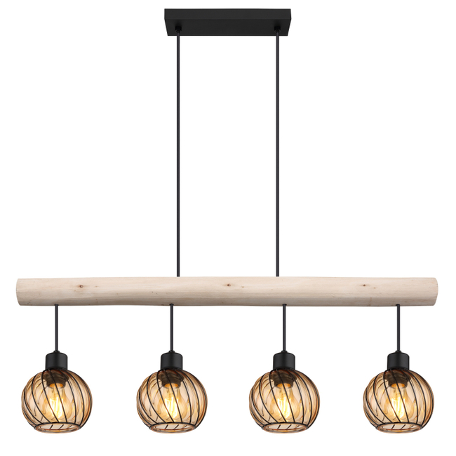 Závesné svietidlo PAULO - 15W, E27, IP20 - 15534-4H