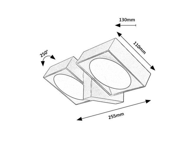 Svietidlo TELDE - 14W, 900lm, IP54 - 77101