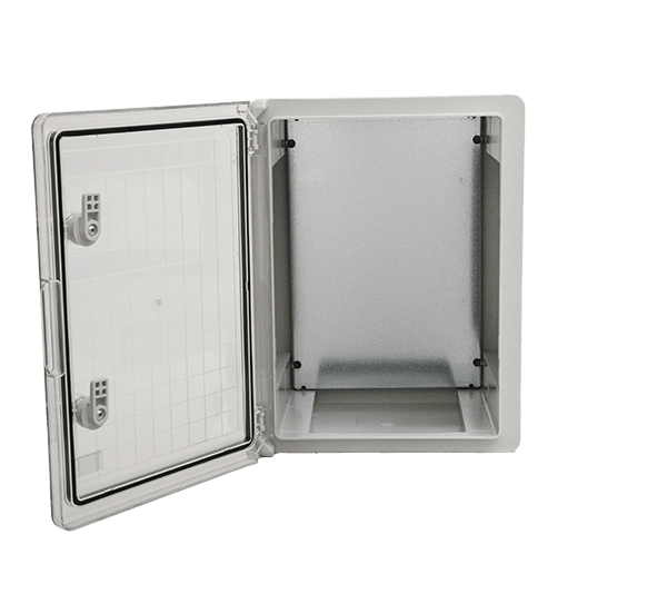 ABS rozvod. s neprieh. dvierkami,IP65, 300x400x220