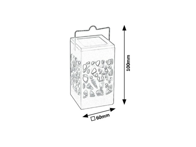 Svietidlo MORA - LED/0,07W, DC 1,2V, IP23 - 8948