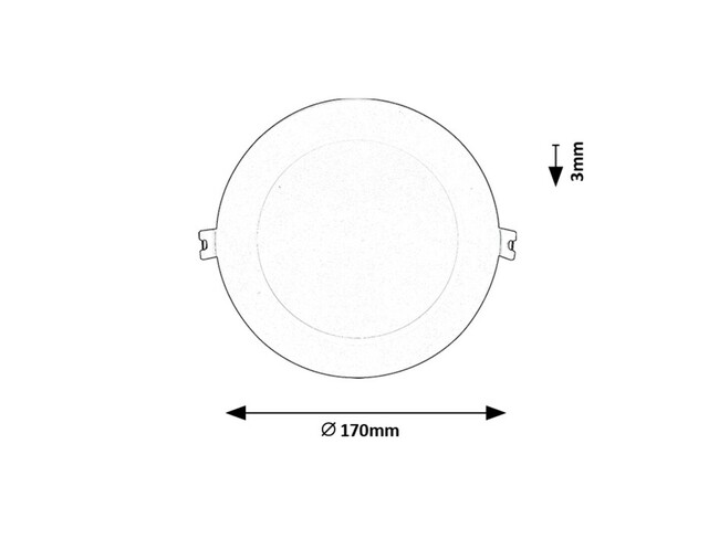 Svietidlo SHAUN2 - 12W, 820lm, IP20 - 71234