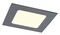 Svietidlo DOWNLIGHT - LED/6W, IP20 (štvorec, zapustené) - 5577