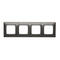 Simon54 Premium - Rámček 4- násobný, antracitový