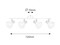 Svietidlo HOLLY - E14/4x max. 40W, IP20 - 5947