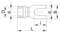Dutinka - vidlica, 2,5mm2/M6 TR