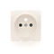 SIMON54 - kryt zásuvky, biely